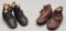 2 Pairs Vintage Baby Shoes