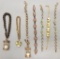 7 Bracelets - Micro Mosaic, Hourglass Etc.