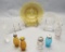 Estate Lot - 9 Pieces Include: Cruets, Casters & Misc. Glass