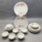 Estate Lot - Old Carlsbad China Includes: 6 Lunch/Dessert Place Settings, 6
