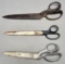 3 Pairs Very Large Scissors