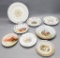 Estate Lot - Includes: Hand Painted Plates Etc., Minor Crazing On 1