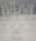 Large Lot Glass Hurricanes - Tallest Is 14