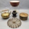 Estate Lot - Includes: Crockery Bowl, Copper & Brass Pots Etc.