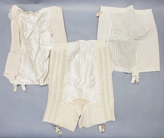 3 Vintage Ladies' Girdles - Warner's, Charis & Vasserette