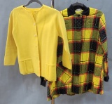 Vintage Ladies' Tommies Styled By Harry Berger - Quilted Plaid Jacket, Size