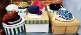 13 Vintage Ladies' Hats & 6 Hat Boxes - From Old Kansas City Department Sto