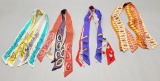 4 1950s-60s Ladies' Silk Tri-Tie Sets