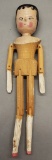 Vintage Folk Art Handmade Jointed Doll - 11½