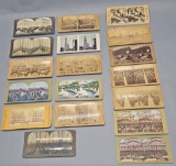 11 Stereoscope New York New York Cards;     7 Stereoscope Washington DC Car