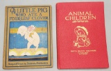 2 Children's Books - The Little Pig Who Ate A Four-Leaf Clover, By Barbara
