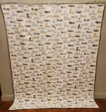 Vintage Quilt In Vintage Condition - Machine Quilted, 65