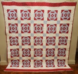 Vintage Quilt In Vintage Condition - Handmade, Hand Stitched & Hand Quilted