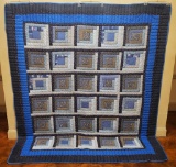 Vintage Quilt In Vintage Condition - Handmade, Hand Stitched & Hand Quilted