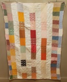 Vintage Quilt In Vintage Condition - Handmade, Hand Stitched & Hand Quilted