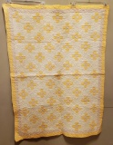 Vintage Quilt In Vintage Condition - Handmade & Hand Quilted, Small 33
