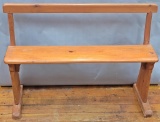 Primitive Pine Bench - 38
