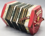 Cool Vintage Frontalini Concertina - Leather Straps Are Missing, But Overal