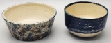 2 Vintage Pottery Bowls - Signed, Largest Is 7½