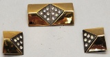 Wonderful Vintage Brooch & Earring Set - Signed Castlecliff