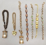 7 Bracelets - Micro Mosaic, Hourglass Etc.