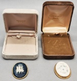 2 Vintage Brooches - Lenox & Wedgwood, In Original Boxes
