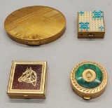 Richard Hugnut Compact;     2 Pill Boxes;     Perfume Box