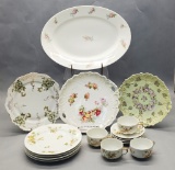Estate Lot China - Includes: 3 Large Cake Plates, 15