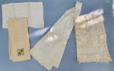Estate Lot Vintage Linens - All In As Found Condition