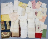 Estate Lot Vintage Linens - All In As Found Condition