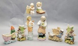 8 Bisque Figurines - Germany Etc., Tallest Is 8½