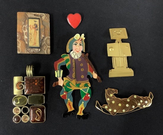 Estate Lot - 6 Pieces Handcrafted Jewelry