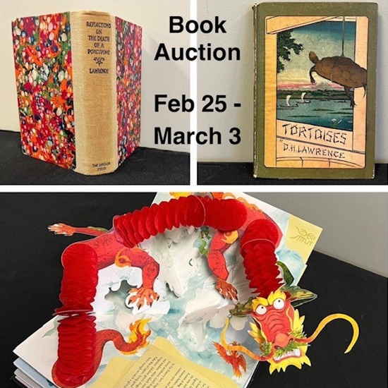 Large BOOK COLLECTOR'S Online Auction