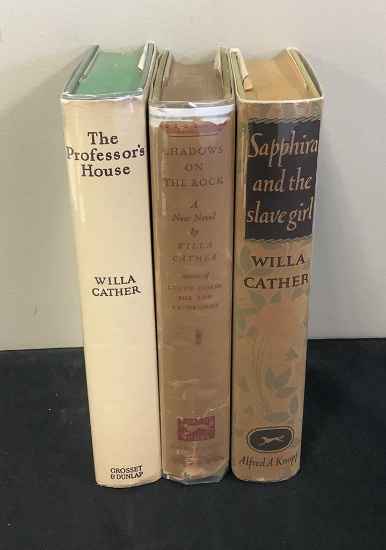 Book - Sapphira & The Slave Girl, By Willa Cather, 1st Edition, 1940;     B