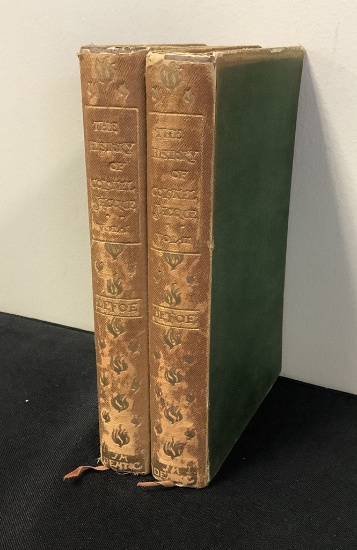 2 Books - The History Of Colonel Defoe, Volumes I & II, No Publishing Dates