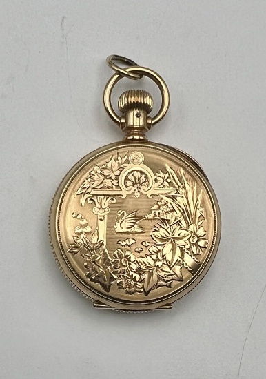 14kt Hunter's Case Pocket Watch - 1½" (56.7g Total Weight), As Found, Small
