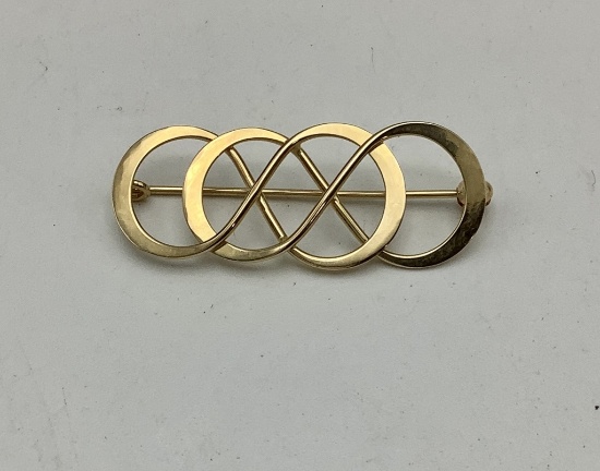 14kt Pin - 1½" (2.2g Total Weight)