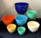 Vintage Fiesta - 7-piece Stacking Mixing Bowl Set, Largest Is 11