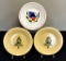 Vintage Fiesta - 3 Christmas Plates, 9