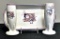 Vintage Fiesta - 4th Of July, 2 Vases & 12