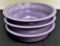Vintage Fiesta - 3 Rimmed Bowls, Lilac, 6¾