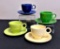 Vintage Fiesta - 4 Cups & Saucers