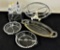 Vintage Imperial Candlewick - Oval Handled Dish, 2 Salt & Pepper Sets, 3 Di
