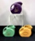 Vintage Fiesta - 3 Small Creamer Pitchers, 50th Color, 51st Color, Pryde's