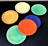 Vintage Fiesta - 4 Plates, 6¼