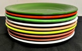Vintage Fiesta - 8 Plates, 10¼
