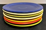 Vintage Fiesta - 7 Plates, 7¼