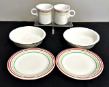 Vintage Fiesta - 6 Pieces Quatro, Platter Is 11¼