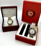 2 Watches - Invicta #4030 Dual Tone With Extra Bands & Klaus-Kobec #105913