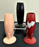 Vintage Fiesta - 3 Vases, 6